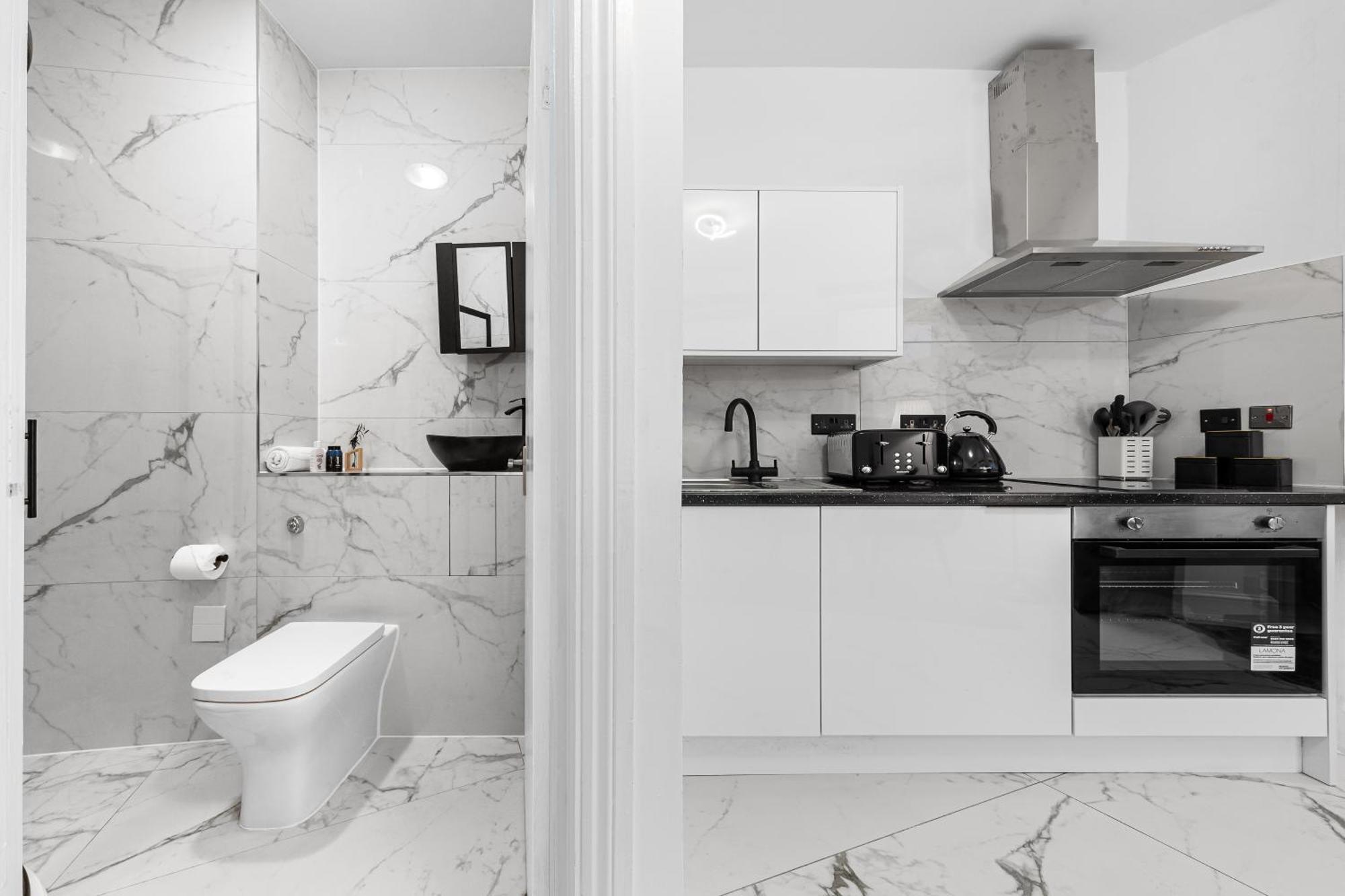Serviced Modern Flat - Sleeps 2 - Good Links To King Cross, Euston, Finchley Road Station - Nw3 Appartamento *